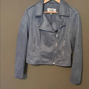 BB Dakota faux suede size small moto jacket A6